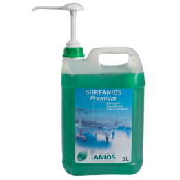 Surfanios Premium - Détergent désinfectant sols et surfaces - Bidon 5L