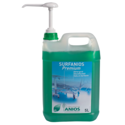 Surfanios Premium - Détergent désinfectant sols et surfaces - Bidon 5L