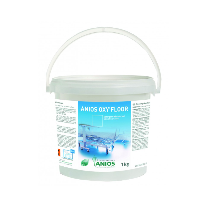 Anios Oxy' Floor - Poudre nettoyante désinfectante - Seau de 1KG