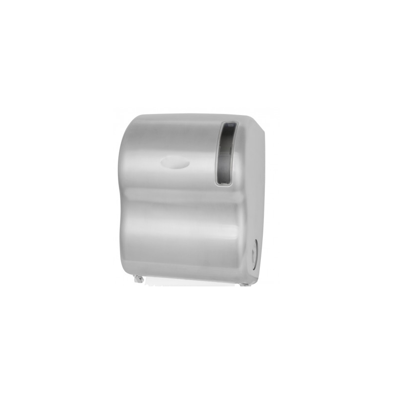 Distributeur Autocoup Manuel Inox brossé- Pour rouleaux Essuies-mains