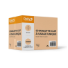 Charlotte clip - A usage unique - Carton de 1000