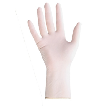 Gants latex - Poudrés - Taille M - Boite de 100