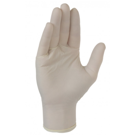 Gants latex - Non poudrés - Taille L - Boite de 100