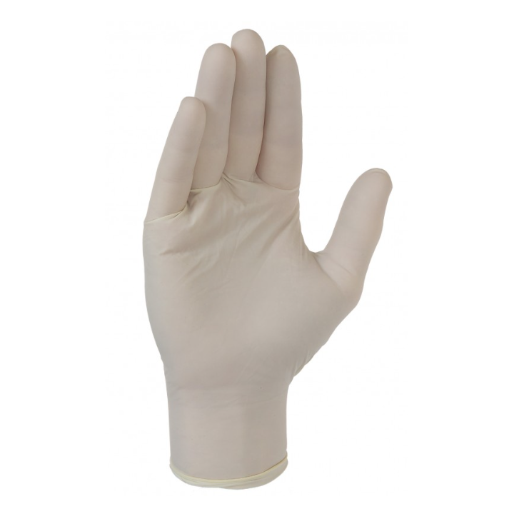 Gants latex - Non poudrés - Taille L - Boite de 100