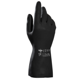 Alto 415 - Gants de ménage noir en néoprène / latex naturel - Taille 10  - 1 paire