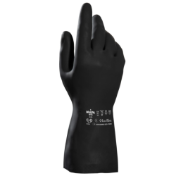 Alto 415 - Gants de ménage noir en néoprène / latex naturel - Taille 10  - 1 paire