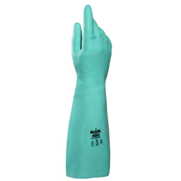 Ultranitril 480 - Gants de ménage nitrile verts - Taille 9  - 1 paire