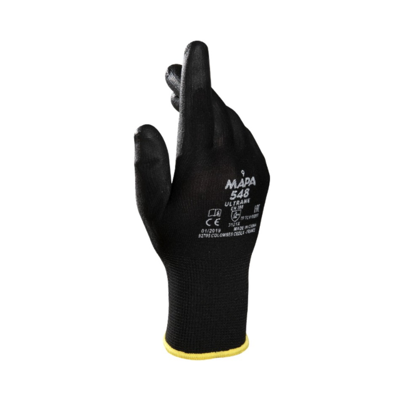 Ultrane 548 - Gants de protection noir - Taille 7  - 1 paire