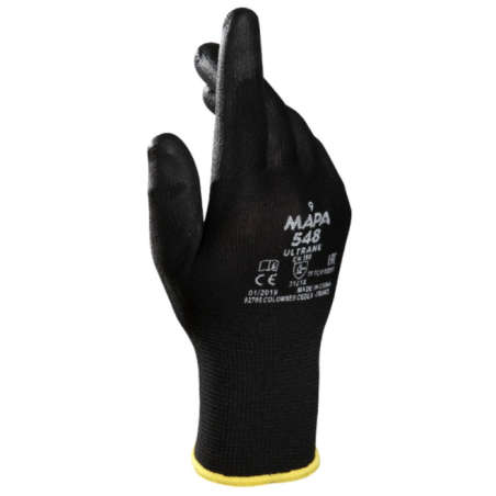 Ultrane 548 - Gants de protection noir - Taille 7  - 1 paire