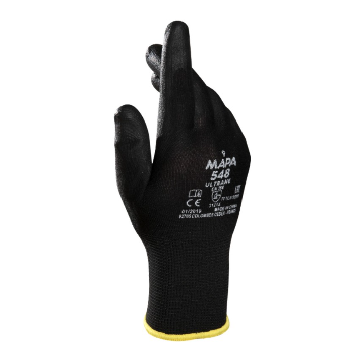 Ultrane 548 - Gants de protection noir - Taille 8  - 1 paire