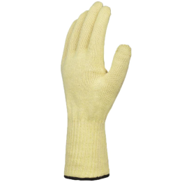 Gants Kevlar tricoté - Gants anti-coupure et anti-chaleur jaune - Taille Unique  - 1 paire