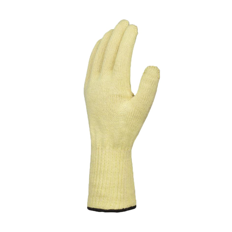 Gants Kevlar tricoté - Gants anti-coupure et anti-chaleur jaune - Taille Unique  - 1 paire