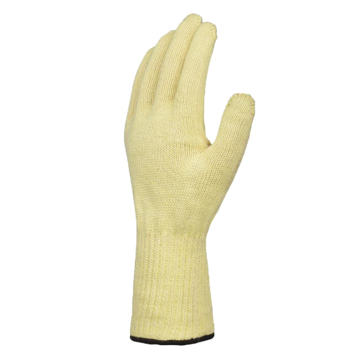 Gants Kevlar tricoté - Gants anti-coupure et anti-chaleur jaune - Taille Unique  - 1 paire