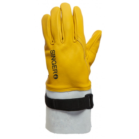Sur-gants de protection électricien - Cuir souple - Taille 9  - 1 paire