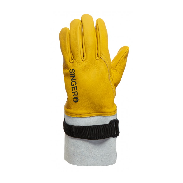 Sur-gants de protection électricien - Cuir souple - Taille 10  - 1 paire