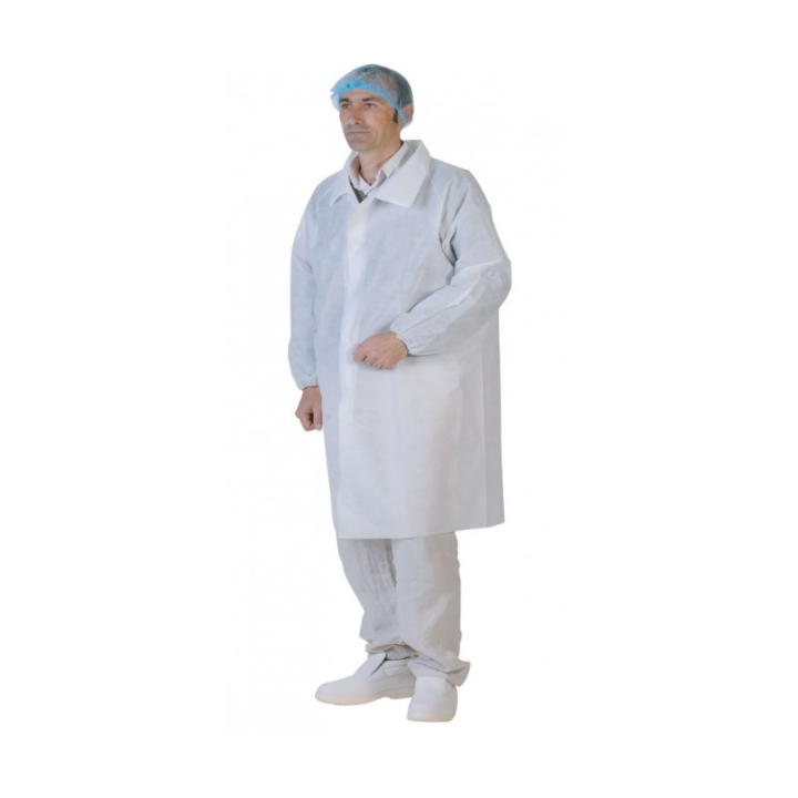 Blouse visiteur - PLP Blanc - Taille XL - Homme - Carton de 50