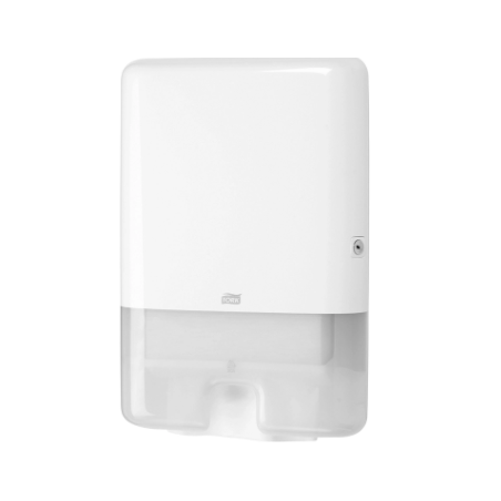 Distributeur Tork Xpress H2 Blanc - Pour essuie-mains pliés