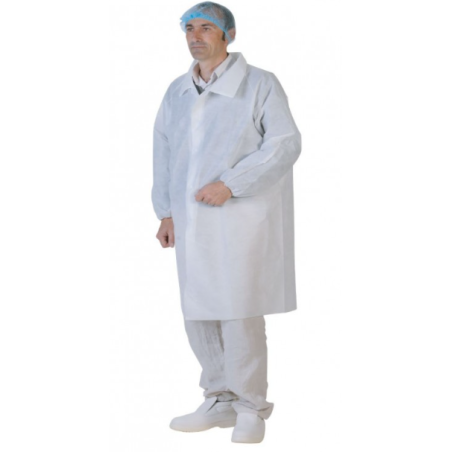 Blouse visiteur - PLP Blanc - Taille XXL - Homme - Carton de 50