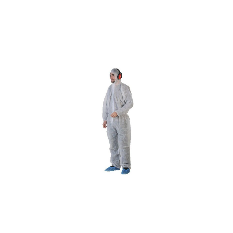 Combinaison à capuche - PLP Blanc - Taille XXL - Homme - Carton de 50