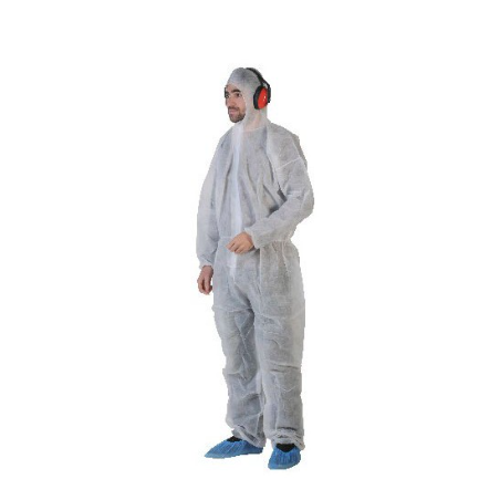 Combinaison à capuche - PLP Blanc - Taille XXL - Homme - Carton de 50