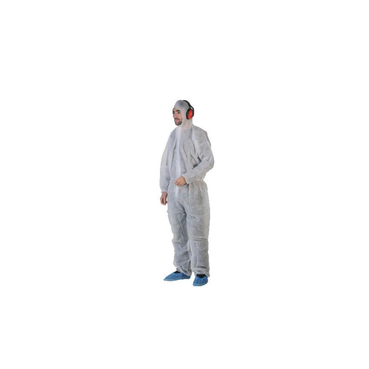 Combinaison à capuche - PLP Blanc - Taille XXL - Homme - Carton de 50
