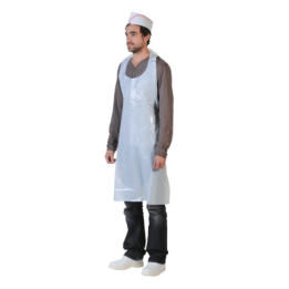 Tablier de protection PE BD Blanc - Taille Unique - Carton de 1000