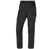 M2PA3STR - Pantalon de travail polycoton gris/orange - Taille L