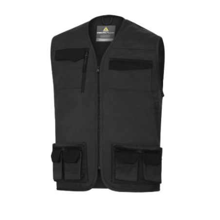 M2GI3 - Gilet de travail polycoton gris foncé - Taille S