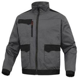 M2VE3 - Veste de travail polyester/coton gris foncé - Taille S