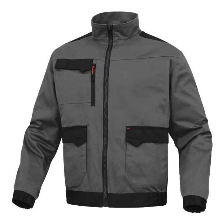 M2VE3 - Veste de travail polyester/coton gris foncé - Taille L
