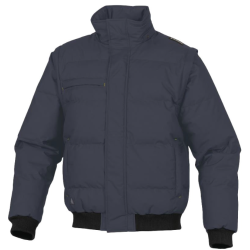 Blouson manches amovibles - Polyamide enduit pu noir - Taille XL