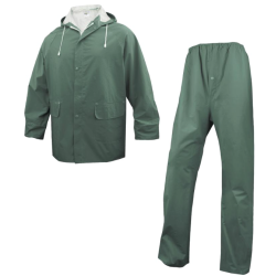 Ensemble de pluie enduit double face pvc - Taille L