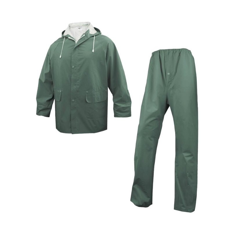 Ensemble de pluie enduit double face pvc - Taille L