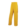 Pantalon de pluie enduit - Polyester enduit semi pu jaune - Taille L