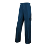 Pantalon de pluie enduit - Polyester enduit semi pu bleu - Taille XXL