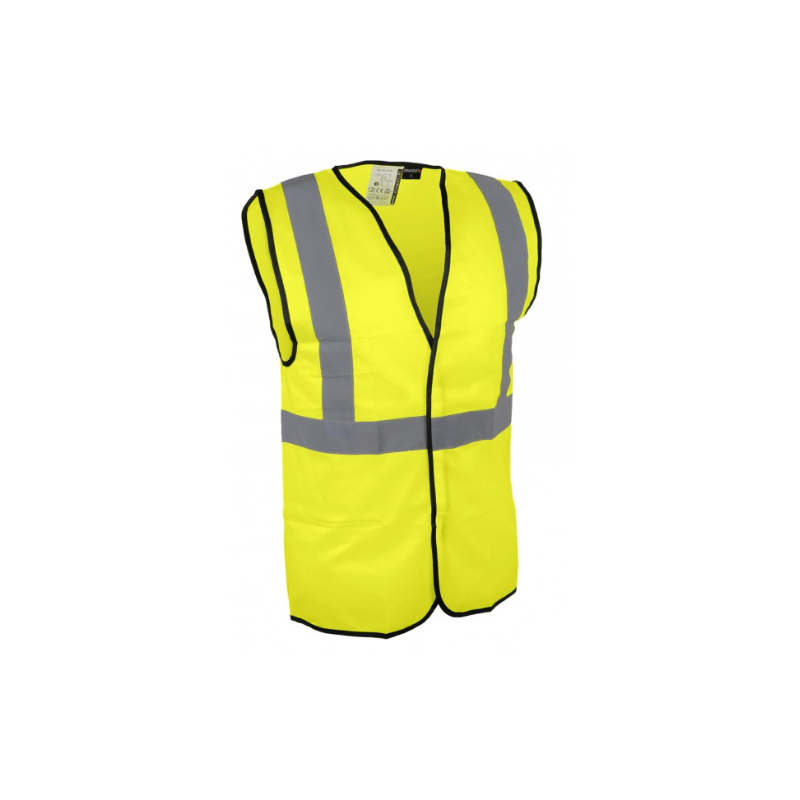 Gilet haute visibilité polyester / Bande réfléchissantes - Taille M