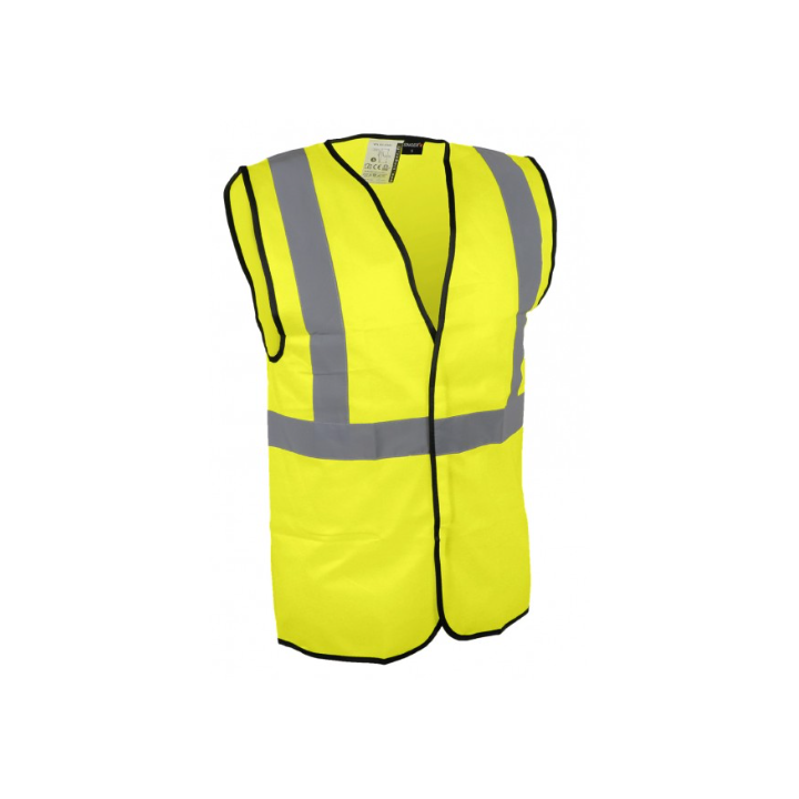 Gilet haute visibilité polyester / Bande réfléchissantes - Taille XL