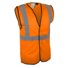 Gilet haute visibilité polyester / Bande réfléchissantes - Taille XL