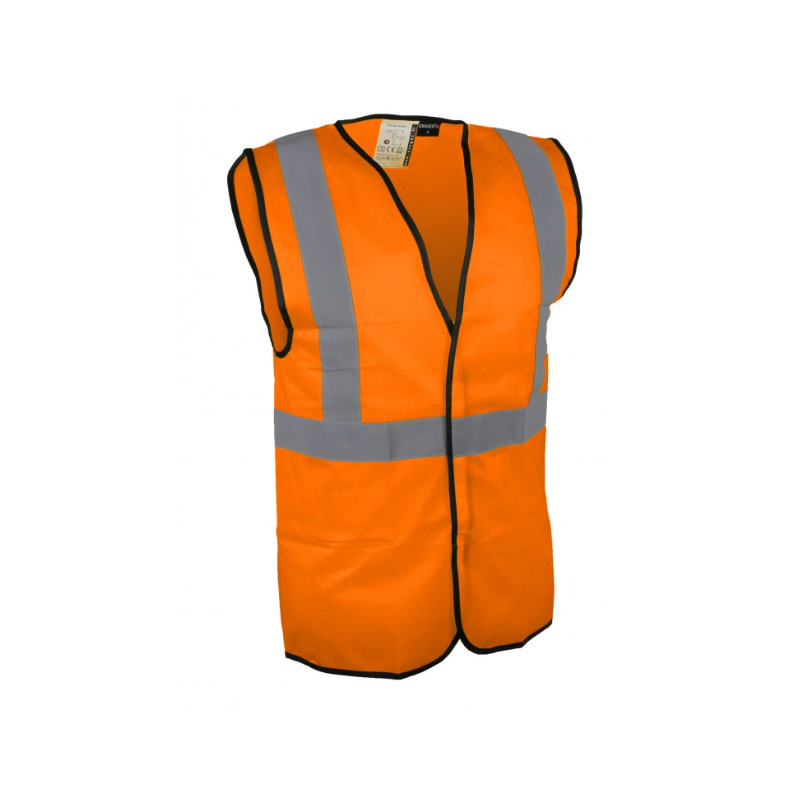 Gilet haute visibilité polyester / Bande réfléchissantes - Taille XXL
