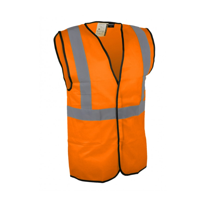 Gilet haute visibilité polyester / Bande réfléchissantes - Taille XXL