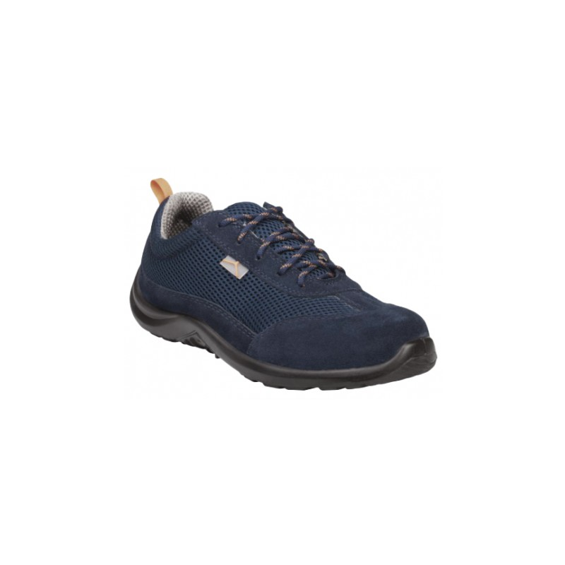 Como S1P SRC - Chaussures basses cuir croute bleues - Taille 35
