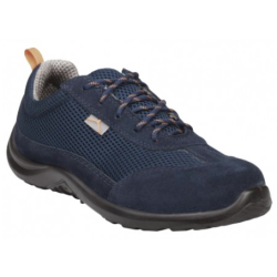 Como S1P SRC - Chaussures basses cuir croute bleues - Taille 38