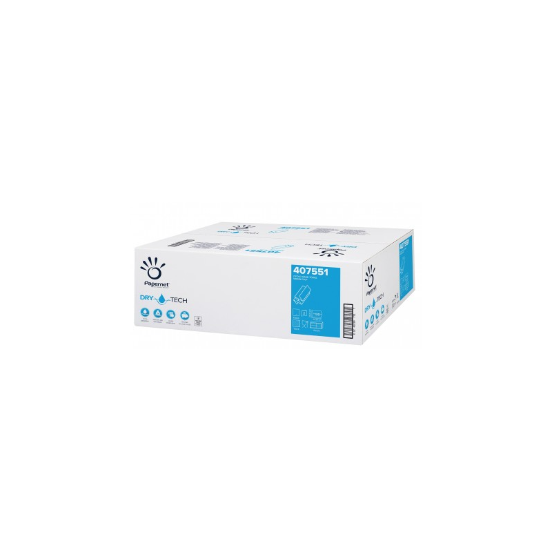Essuie mains pliés Z - Papernet - 2600 feuilles