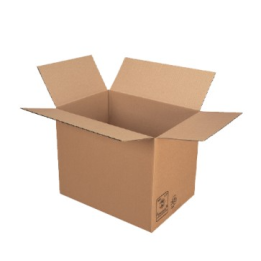 Caisse carton simple - Simple cannelure - Paquet de 20