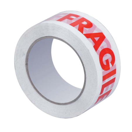 Ruban adhésif " Fragile " - Carton de 36 rouleaux
