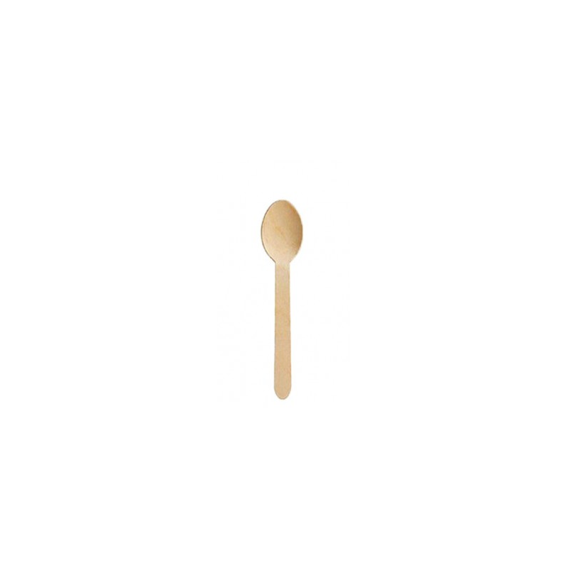 Petite cuillère bois  - 110mm - Carton de 3000