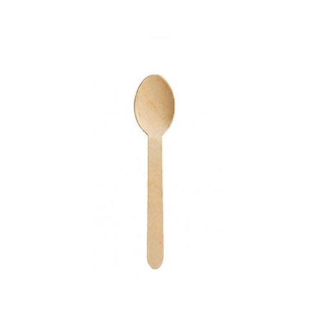 Grande cuillère bois  - 160mm - Carton de 2000