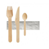 Kit couverts en bois - Carton de 250