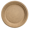 Assiette kraft - En carton 100% biodégradable - Carton de 450