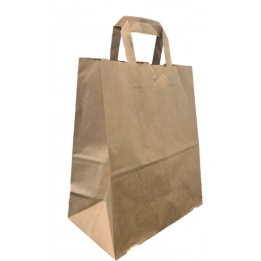 Sacs cabas à poignées - En kraft - Carton de 250